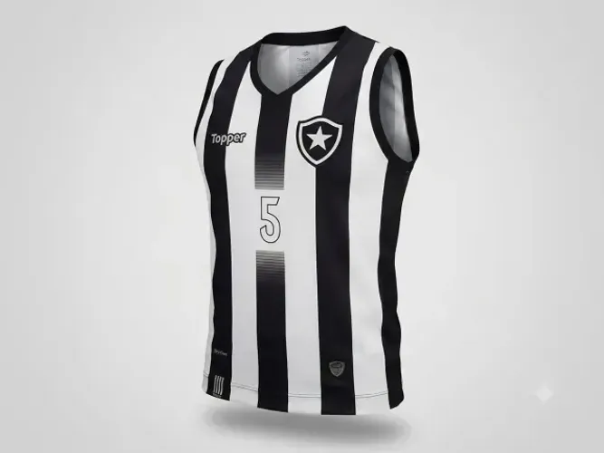Regata topper Botafogo dray cool tamanho M