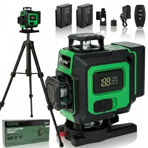 Achadinho da Shopee! Nível a Laser Profissional 16 Linhas Verdes com Tripé 30m