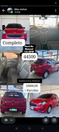 Ford KA 1.0 Se/se Plus Tivct Flex 5P 2019