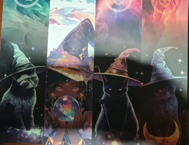 Kit 5 marcadores de livro Magicae