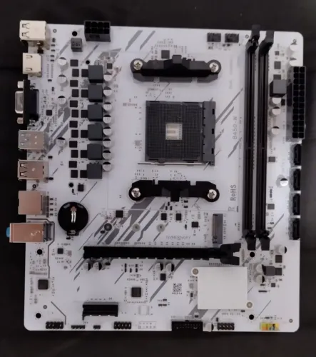 Placa mãe AM4 B450  Nova