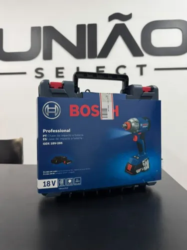 Chave de Impacto Bosch 18V GSB/GDR com 2 Baterias e Carregador