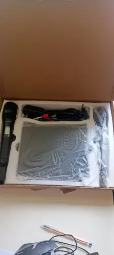Microfone sem fio Duplo SOMLIMI