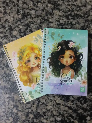 Caderno de caligrafia 