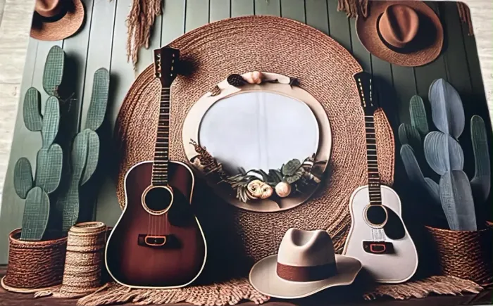 fundo fotográfico violão