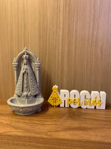 Kit Porta Terço Nossa Senhora Aparecida + Letreiro
