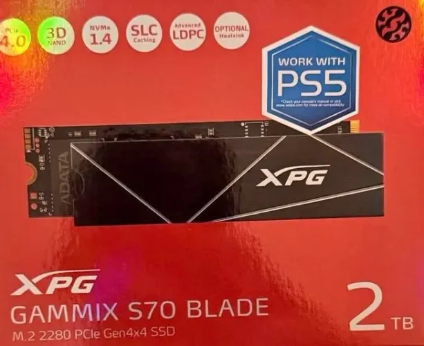 SSD XPG S70 Blade, 2TB