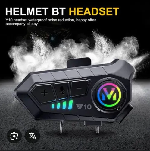 Fone e Microfone  Bluetooth para Capacete 