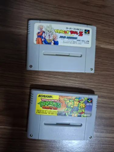 Lote 7 Jogos Originais Super Famicom