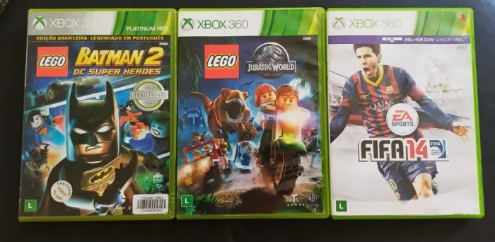 Lote com 3 jogos - XBOX 360
