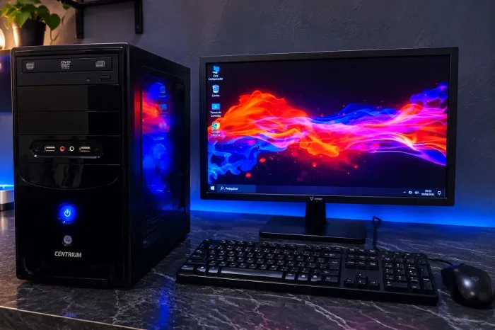PC COMPLETO i5 + Monitor 21,5" ? R$ 650