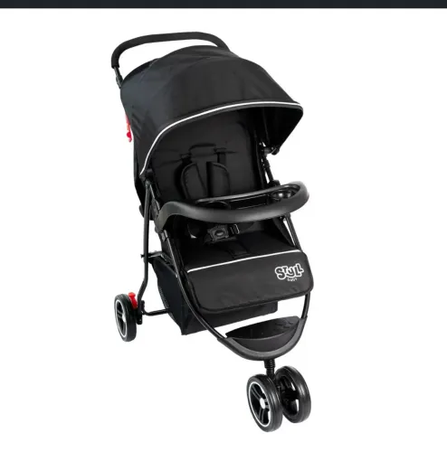 Carrinho de bebê 3 rodas de passeio 15kgs Styl baby