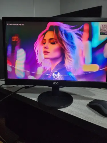 Monitor AOC 18.5 Polegadas LED Slim VGA - Sem Defeitos