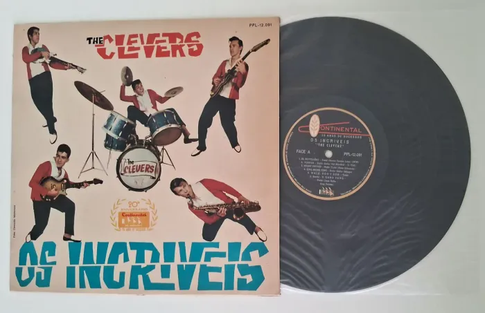 Lp vinil OS INCRIVEIS THE CLEVERS (1964) Jovem Guarda