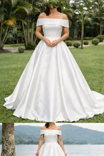 Vestido de Noiva cetim