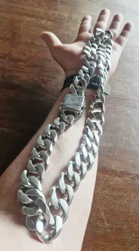 Corrente de prata Gourmet