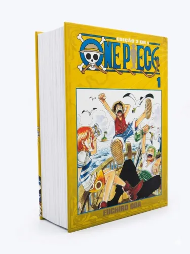 Manga 1,2 e 3 edição 3 em 1 de one piece