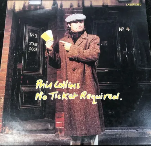LASER DISC- Phil Collins, No ticker required