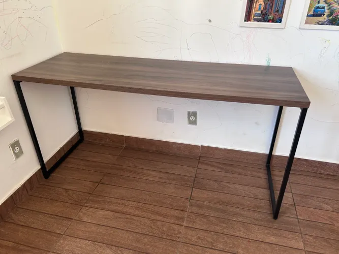 Mesa de escritório 150 cm estilo industrial 