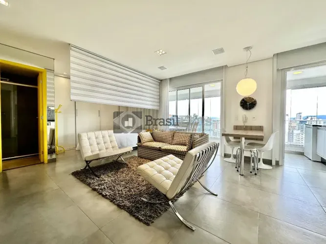 Flat com 1 dormitório para alugar, 54 m² por R$ 6.800/mês - Consolação - São Paulo/SP
