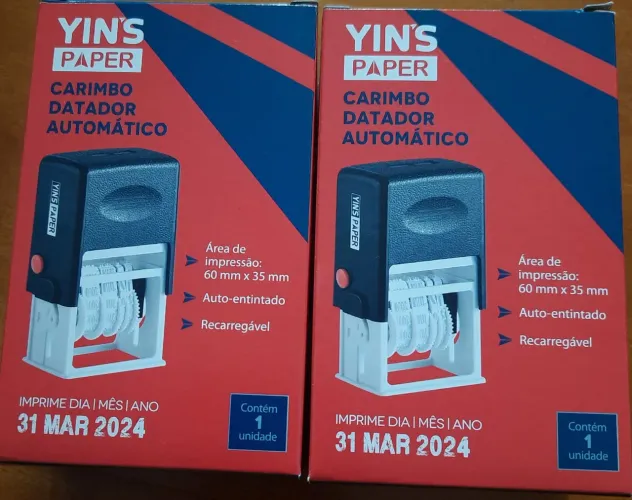 Vende-se Carimbo Datador Automático YIN'S PAPER
