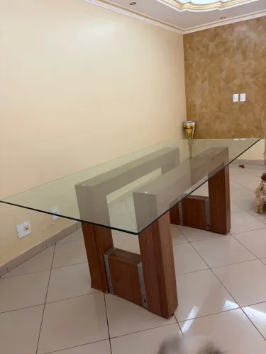 Mesa de vidro temperado 