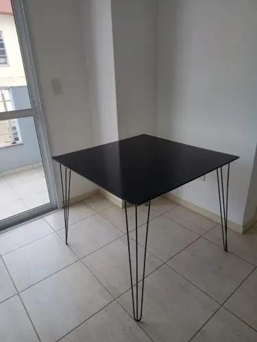 Mesa jantar 4 lugares preta