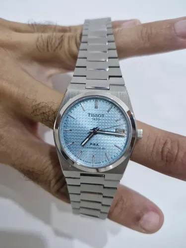 Relógio Tissot prx automático 35mm ice blue