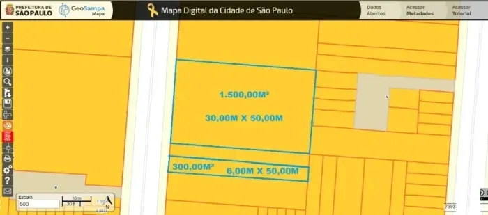 Terreno amplo com 1.800m² na Mooca