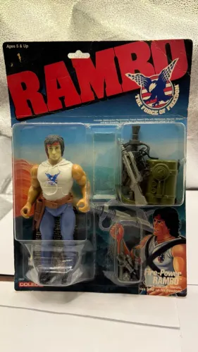 Boneco do Rambo dos anos 80 e 90 