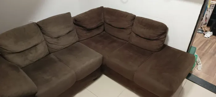 SOFÁ DE CANTO EM FORMATO L