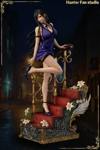 Final Fantasy VII Remake - Tifa Lockhart 1/4 estátua de resina (Hunter Fan Studio)