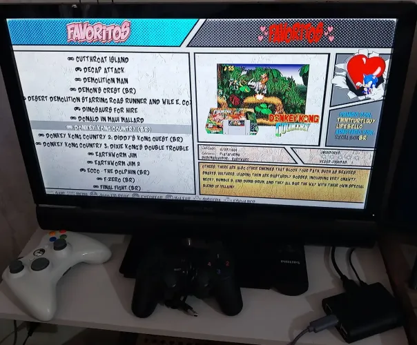 Vídeo Game retrô + TV 21"