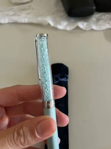 Caneta Swarovski Azul