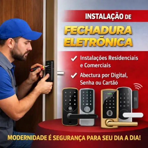 instalador de Fechadura eletrônica 149,00