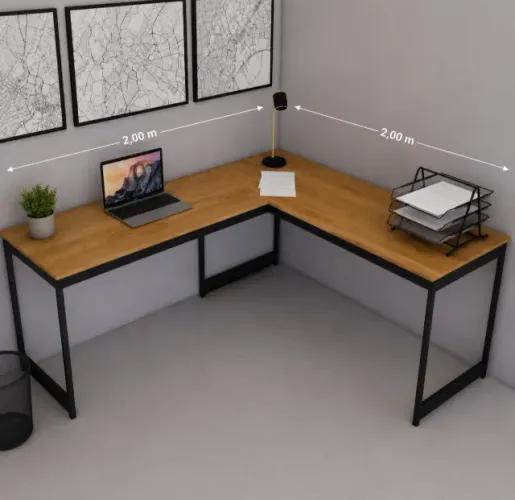 Mesa em L 