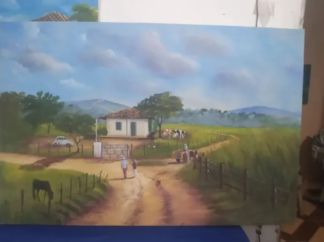 Pintura em telas