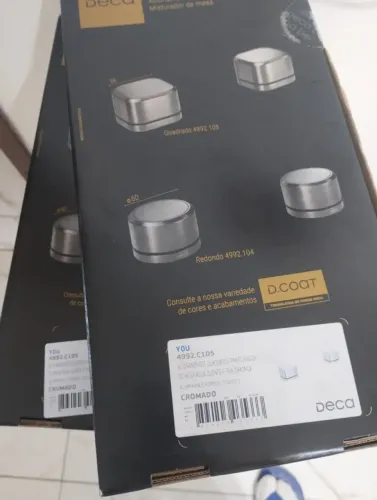 Acionamento para Misturador Deca de Mesa Quadrado You 4992.C105 Cr - Valor por caixa