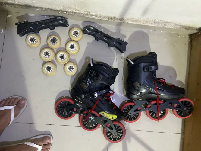 Patins fila NRK vai com base de 3x125  e 4x80