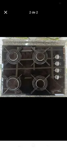 Fogão Cooktop Philco 110/220v com Bancada em Mármore