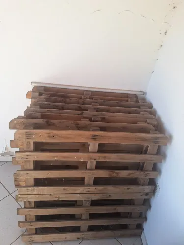 Palete de bobina madeira super forte e resistente