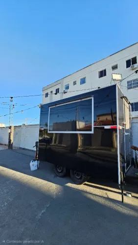 Trailer full de Truck 3x2 Preto Apenas 4 meses de uso! 