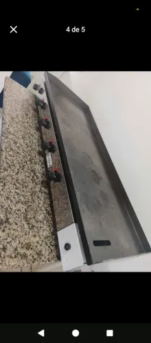 Chapa de lanches 1 metro e meio 