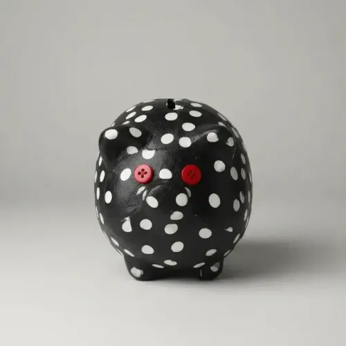 Cofrinho em gesso