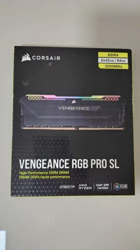 Corsair Vengeance RGB PRO SL 64 GB (2 x 32 GB), DDR4, 3200 MHz