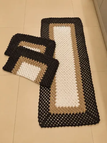 Jogo de Passadeira em Crochê