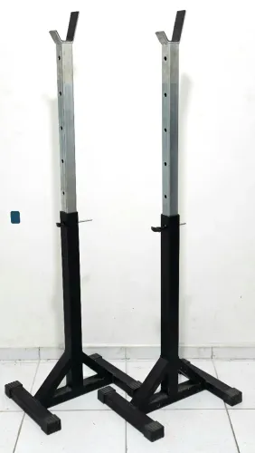 KIT MUSCULAÇÃO (ANILHAS, BARRA, HASTES, BANCO, SUPORTE)