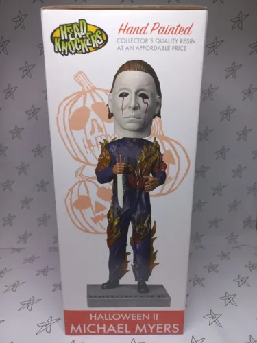 ACTION FIGURE - NECA HALLOWEEN II - MICHAEL MYERS "ON FIRE" HEAD KNOCKER