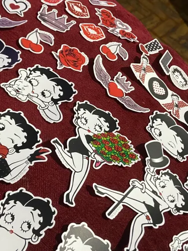 Kit de adesivos Betty Boop