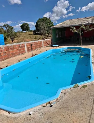 Piscina 10 mts com kit completo instalada